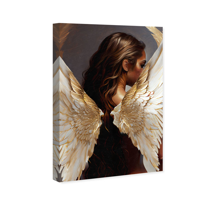 Trinx Always Angelic On Canvas Print Wayfair